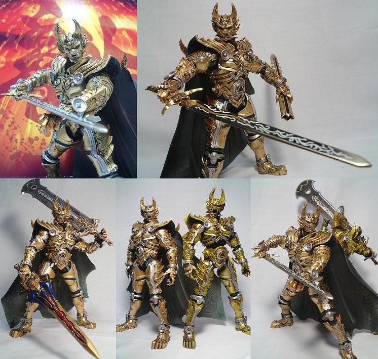 GARO 金色フィギュア 剣付きライター付き GARO 金色フィギュア 剣付き